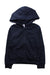 A Blue Zippered Sweatshirts from Petit Bateau in size 8Y for boy. (Front View)