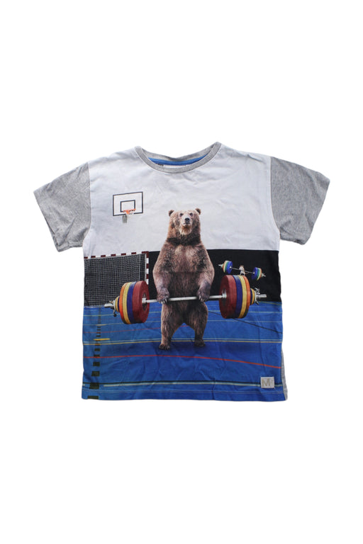 A Grey Short Sleeve T Shirts from Molo in size 8Y for boy. (Front View)