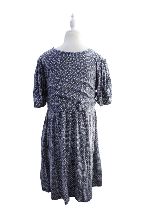 A Blue Short Sleeve Dresses from Jojo Maman Bébé in size L for maternity. (Back View)