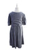 A Blue Short Sleeve Dresses from Jojo Maman Bébé in size L for maternity. (Back View)