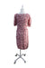 A Pink Short Sleeve Dresses from Seraphine in size M for maternity. (Back View)