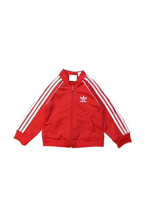 A Red Pants Sets from Adidas in size 6-12M for neutral. (Front View)