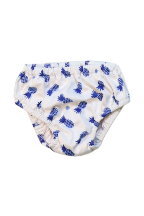 A Blue Swim Diapers from Charlie Banana in size L for neutral. (Front View)