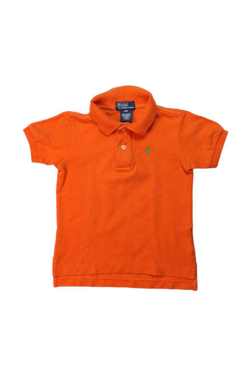 A Orange Short Sleeve Polos from Polo Ralph Lauren in size 18-24M for boy. (Front View)