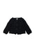 A Black Cardigans from Bonton in size 4T for girl. (Front View)