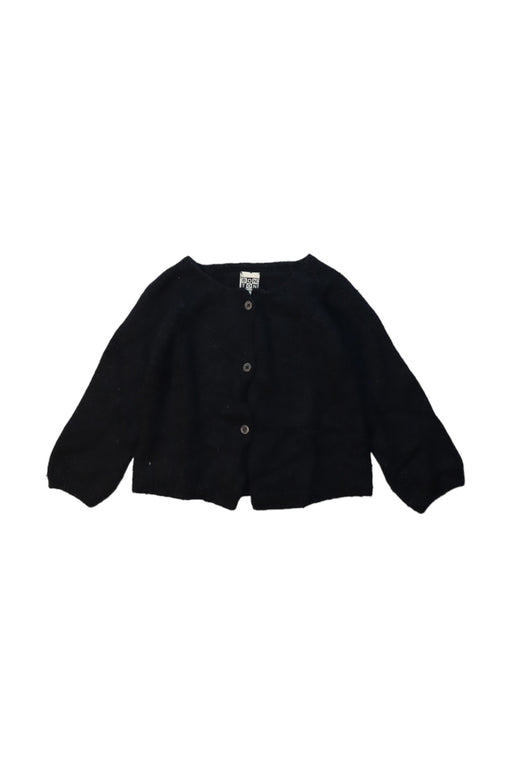 A Black Cardigans from Bonton in size 4T for girl. (Front View)