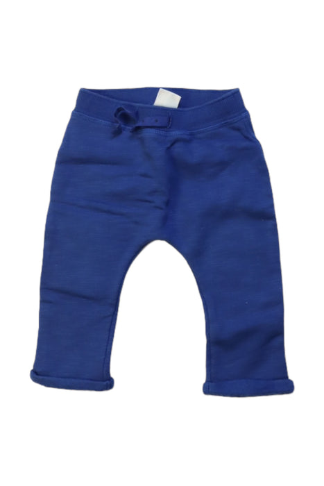 A Blue Sweatpants from Bonton in size 3-6M for boy. (Front View)