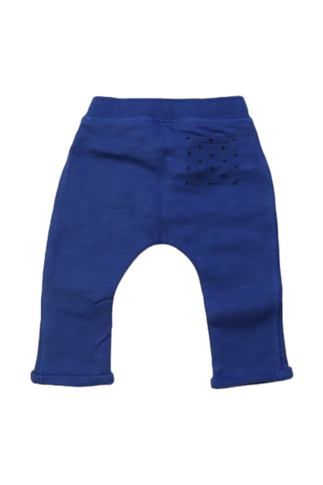 A Blue Sweatpants from Bonton in size 3-6M for boy. (Back View)