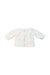 A White Cardigans from Cyrillus in size 0-3M for girl. (Front View)