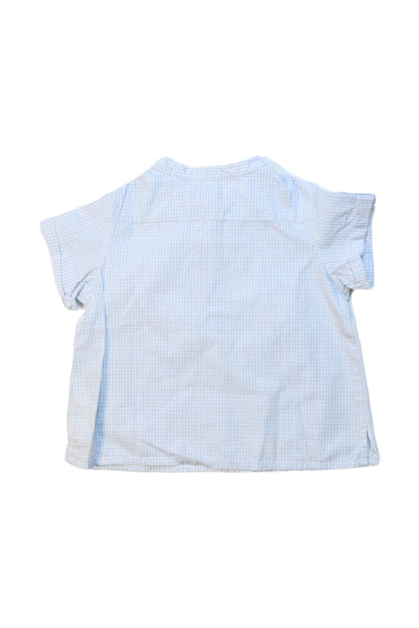 A Blue Short Sleeve Tops from Bonpoint in size 3-6M for boy. (Back View)