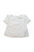 A White Short Sleeve Tops from Boden in size 3T for girl. (Front View)