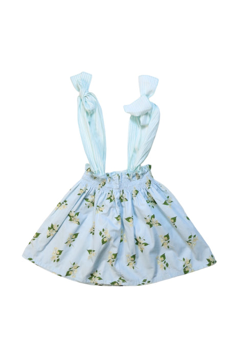 A Multicolour Overall Dresses from Phi Clothing in size 2T for girl. (Back View)