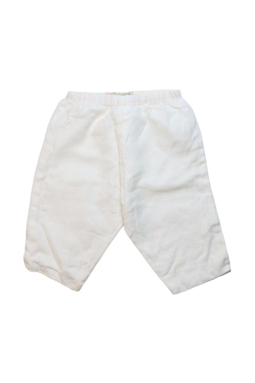 A White Casual Pants from Bonpoint in size 3-6M for neutral. (Front View)