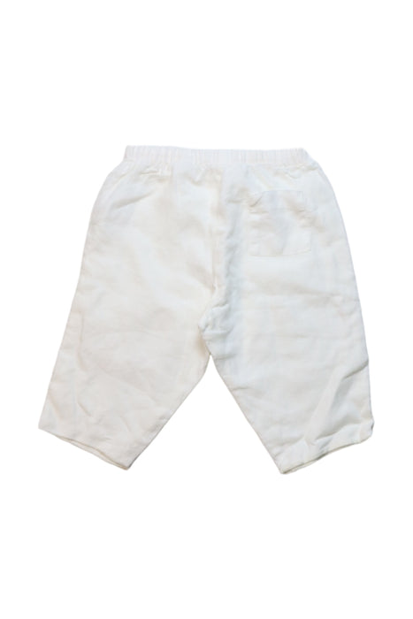 A White Casual Pants from Bonpoint in size 3-6M for neutral. (Back View)