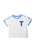 A White Short Sleeve T Shirts from Maison Labiche in size 2T for boy. (Front View)