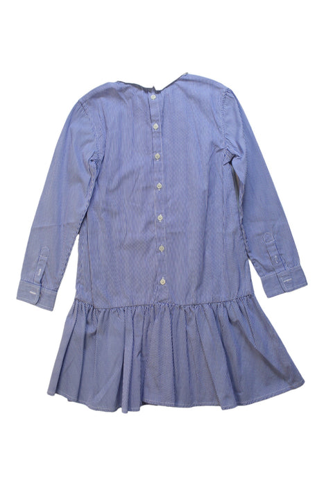 A Blue Long Sleeve Dresses from Polo Ralph Lauren in size 3-6M for girl. (Back View)