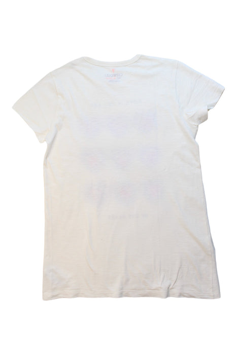 A White Short Sleeve T Shirts from Crewcuts in size 12Y for girl. (Back View)