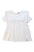 A White Short Sleeve Dresses from Yellowsub in size 7Y for girl. (Front View)