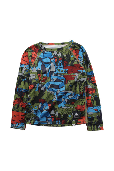 A Multicolour Long Sleeve T Shirts from Burton in size 4T for boy. (Front View)