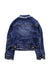 A Blue Lightweight Jackets from Monnalisa in size 6T for girl. (Back View)