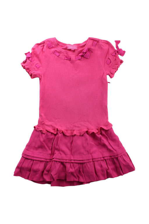 A Pink Short Sleeve Dresses from Nicholas & Bears in size 3T for girl. (Front View)