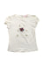 A White Short Sleeve Tops from Nicholas & Bears in size 4T for girl. (Front View)