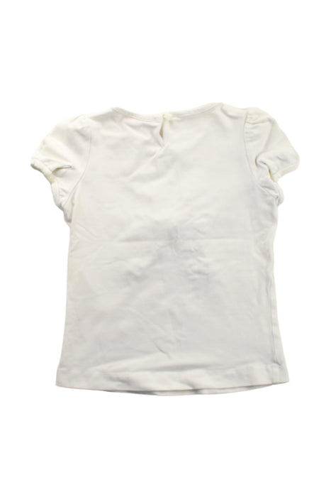 A White Short Sleeve Tops from Nicholas & Bears in size 4T for girl. (Back View)