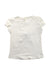 A White Short Sleeve Tops from Nicholas & Bears in size 4T for girl. (Back View)