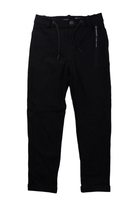 A Black Sweatpants from Givenchy in size 6T for boy. (Front View)