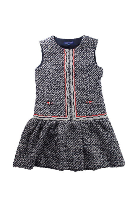 A Blue Sleeveless Dresses from Nicholas & Bears in size 8Y for girl. (Front View)