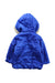 A Blue Puffer/Quilted Jackets from Miki House in size 12-18M for boy. (Back View)