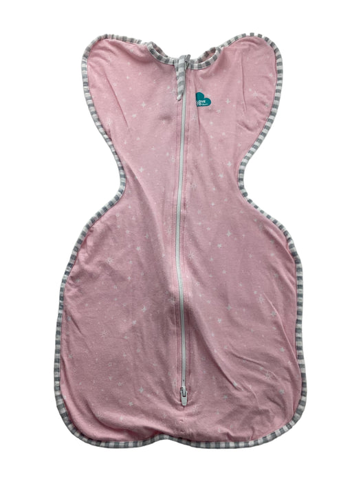 A Pink Sleepsacs from Love To Dream in size 0-3M for girl. (Front View)