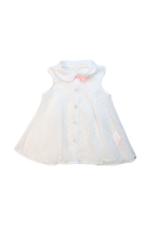 A White Sleeveless Tops from Nicholas & Bears in size 4T for girl. (Front View)