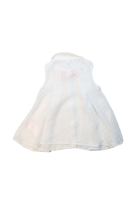 A White Sleeveless Tops from Nicholas & Bears in size 4T for girl. (Back View)