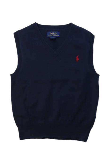 A Navy Sweater Vests from Polo Ralph Lauren in size 2T for boy. (Front View)