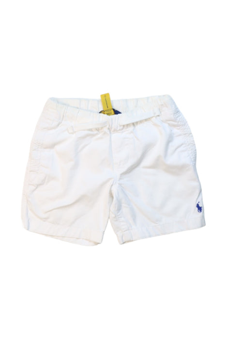 A White Shorts from Polo Ralph Lauren in size 3T for boy. (Front View)