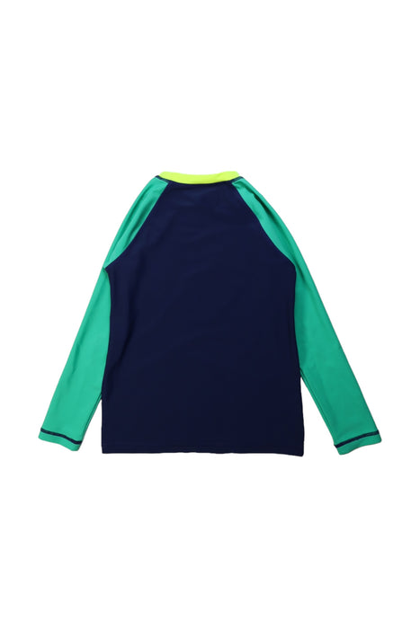 A Multicolour Rash Guards from Crewcuts in size 6T for boy. (Back View)