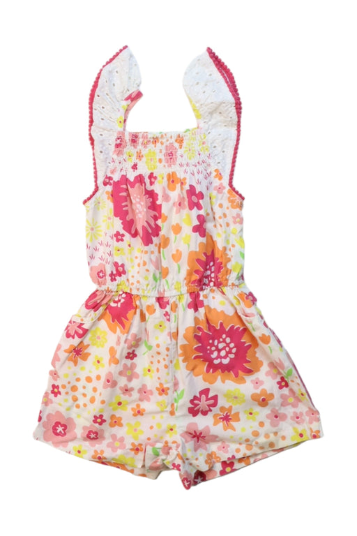 A Multicolour Sleeveless Rompers from Fabindia in size 4T for girl. (Front View)