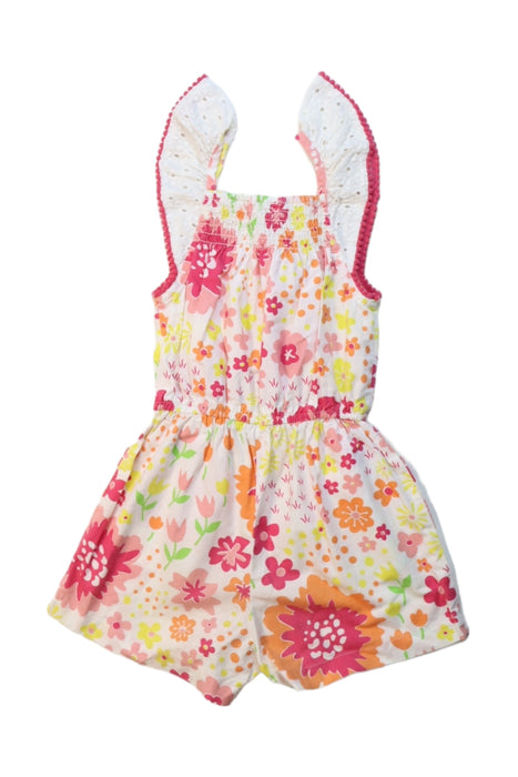 A Multicolour Sleeveless Rompers from Fabindia in size 4T for girl. (Back View)