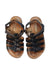 A Black Sandals from Les Tropéziennes in size 5T for girl. (Back View)