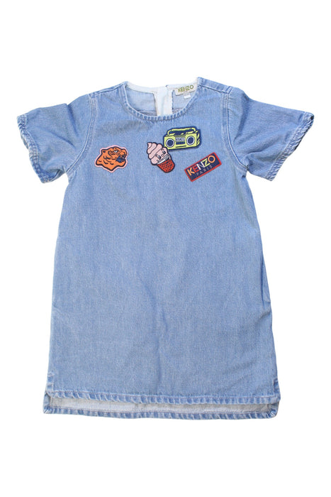 A Multicolour Short Sleeve Dresses from Kenzo in size 4T for girl. (Front View)