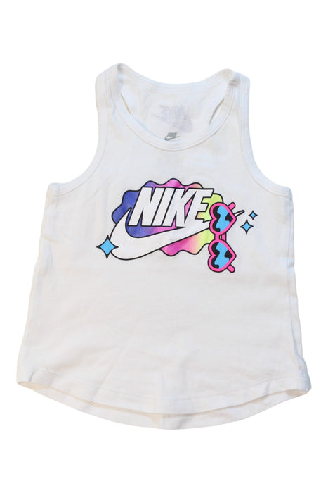 A Multicolour Sleeveless Tops from Nike in size 3T for girl. (Front View)