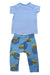 A Multicolour Pyjama Sets from Peter Alexander in size 12-18M for boy. (Back View)