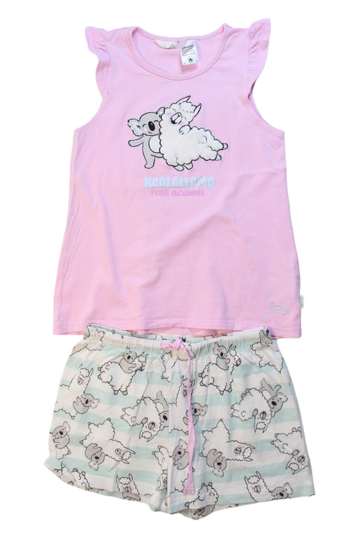 A Multicolour Shorts Sets from Peter Alexander in size 6T for girl. (Front View)