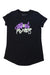 A Navy Short Sleeve T Shirts from Under Armour in size 10Y for girl. (Front View)