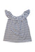 A White Sleeveless Tops from Seed in size 4T for girl. (Front View)