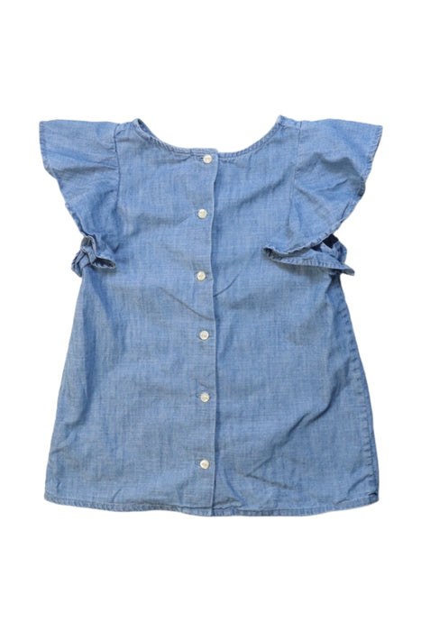 A Blue Short Sleeve Tops from Polo Ralph Lauren in size 4T for girl. (Back View)