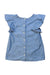 A Blue Short Sleeve Tops from Polo Ralph Lauren in size 4T for girl. (Back View)