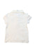 A White Short Sleeve Polos from Polo Ralph Lauren in size 4T for girl. (Back View)