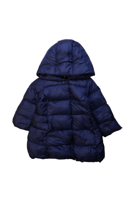 A Navy Puffer/Quilted Jackets from Polo Ralph Lauren in size 2T for neutral. (Front View)